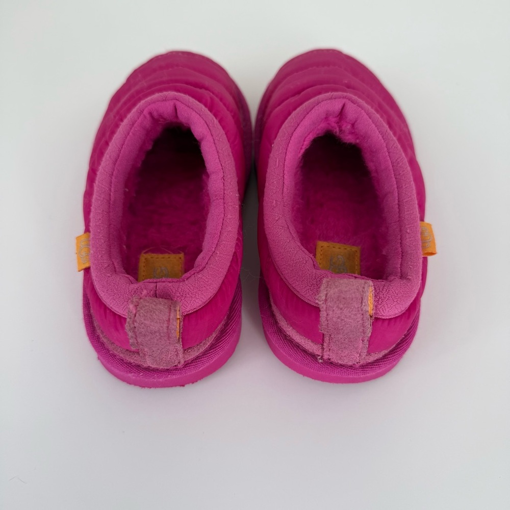 UGG Kids Tasman Slippers Rock Rose Pink Size 10 Outdoor Puff 3M - Picture 8 of 8